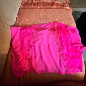 Elegant Pink Lace Jacket